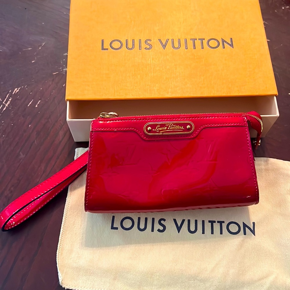 Louis Vuitton Red small clutch